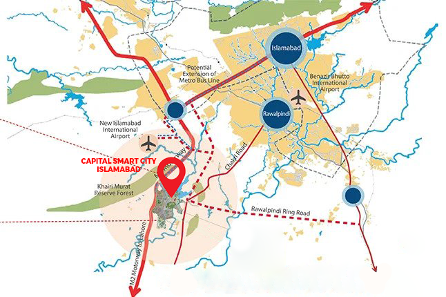 Capital Smart City Islamabad Accessibilities