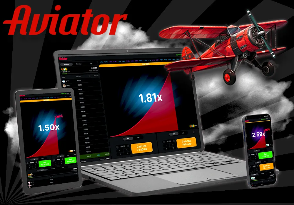 Aviator popular multiplayer crash game from Spribe